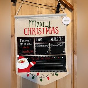 Christmas/Halloween tapestry chalk board